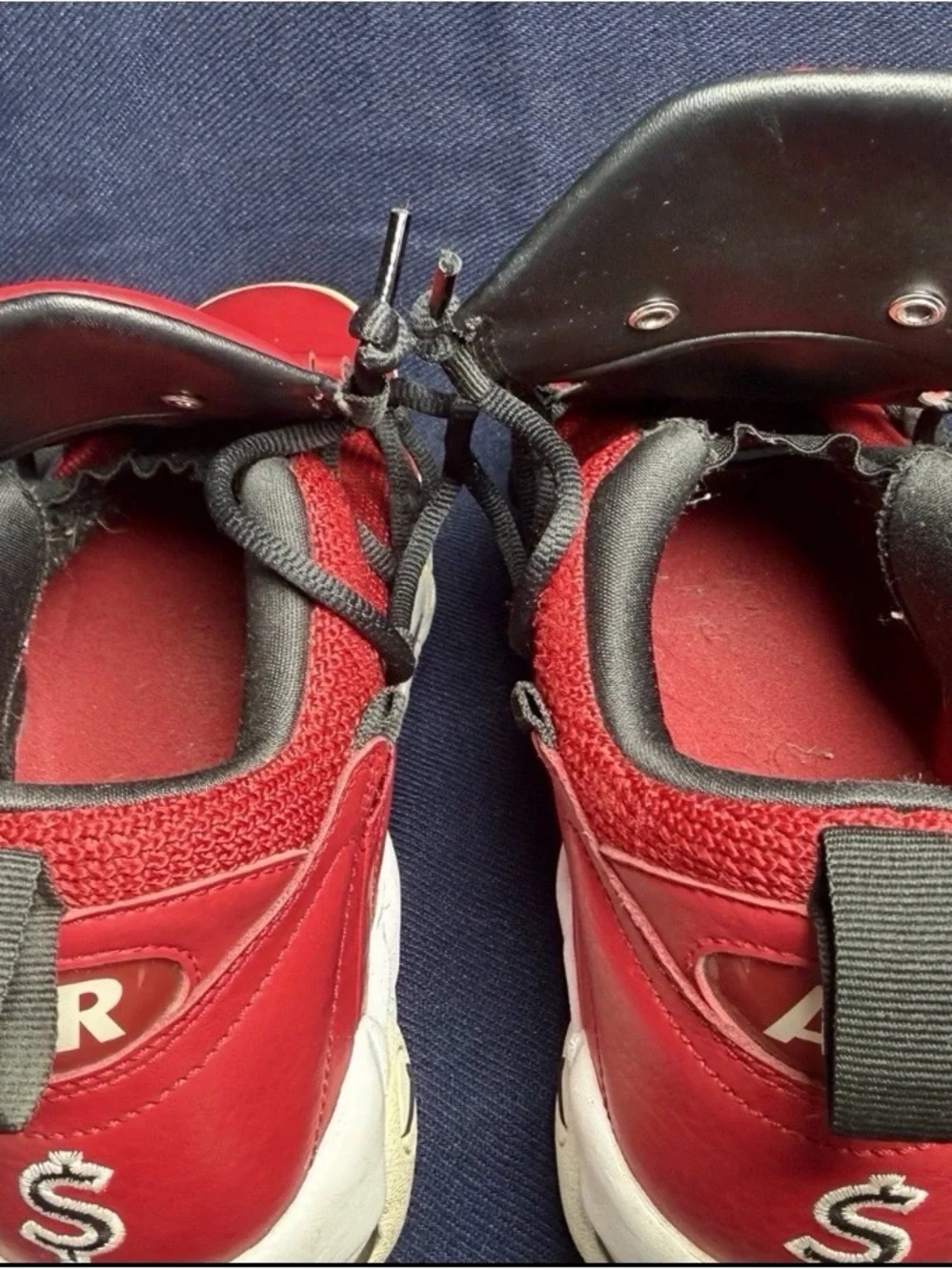 Nike Red and Black Men's Athletic Sneakers